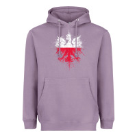 Lavender polish eagle  polish pride  polish flag  polish t shirt Heavyweight Hoodie - linhVisuals
