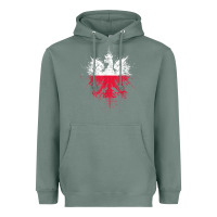 Sage polish eagle  polish pride  polish flag  polish t shirt Heavyweight Hoodie - linhVisuals