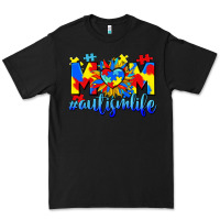 Black Mom Autism life Premium Tee - CowGirlArtShop