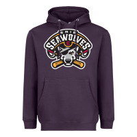 Plum sport american Heavyweight Hoodie - linhVisuals