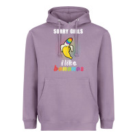 Lavender mens sorry girl i like bananas funny lgbt gay pride tshirt gifts Heavyweight Hoodie - linhVisuals