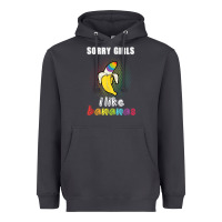 Smoke mens sorry girl i like bananas funny lgbt gay pride tshirt gifts Heavyweight Hoodie - linhVisuals