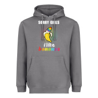 Storm mens sorry girl i like bananas funny lgbt gay pride tshirt gifts Heavyweight Hoodie - linhVisuals