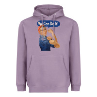 Lavender rosie the riveter shirt we can do it feminist retro t shirt Heavyweight Hoodie - linhVisuals