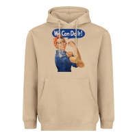 Mushroom rosie the riveter shirt we can do it feminist retro t shirt Heavyweight Hoodie - linhVisuals