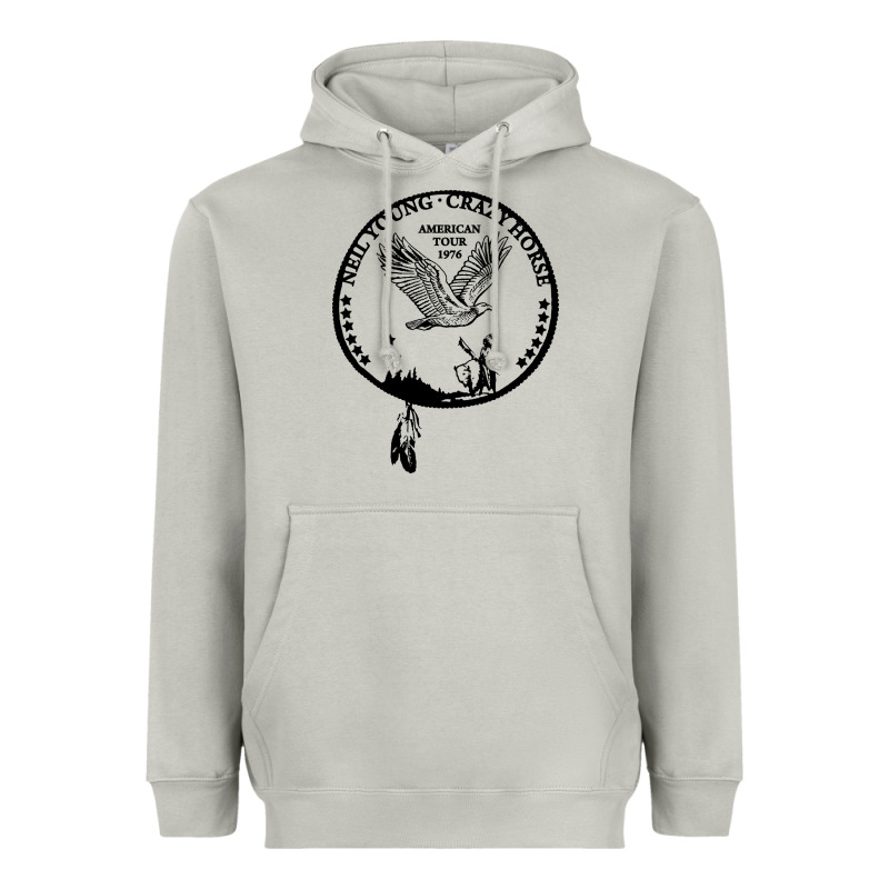Neil Young Crazy Horse American Tour 1976 [tw] Heavyweight Hoodie by linhVisuals | Teevron