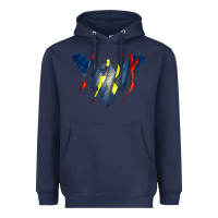 Navy nightwing super hero Heavyweight Hoodie - linhVisuals