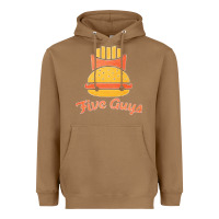 Toasted Coconut five guys Heavyweight Hoodie - linhVisuals