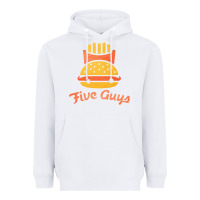White five guys Heavyweight Hoodie - linhVisuals