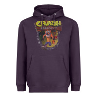 Plum crash bandicoot 1966 Heavyweight Hoodie - linhVisuals