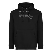 Black musician definition Heavyweight Hoodie - linhVisuals