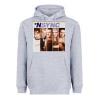 Heather Grey n sync [tw] Heavyweight Hoodie - linhVisuals