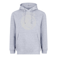 Heather Grey eat the rich Heavyweight Hoodie - linhVisuals