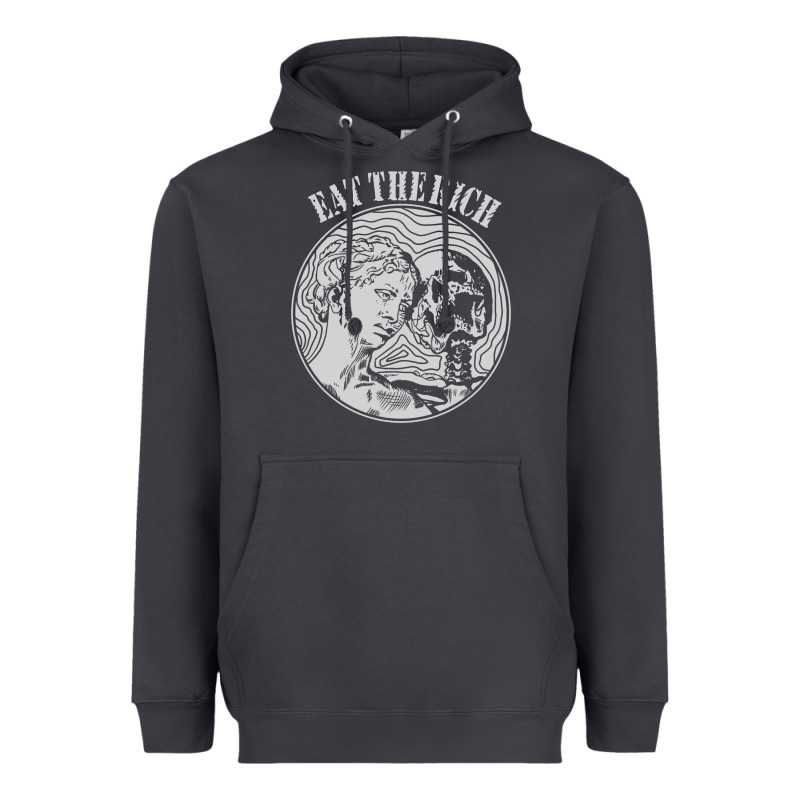 Eat The Rich Heavyweight Hoodie by linhVisuals | Teevron