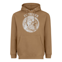 Toasted Coconut eat the rich Heavyweight Hoodie - linhVisuals