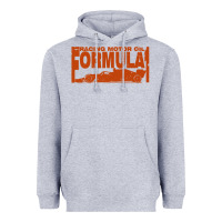 Heather Grey formula 1 Heavyweight Hoodie - linhVisuals