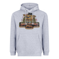 Heather Grey freddy fazbear's pizza 1983   five nights at freddys Heavyweight Hoodie - linhVisuals