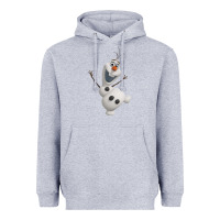 Heather Grey olaf frozen 01 Heavyweight Hoodie - linhVisuals