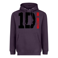 Plum one direction 1d [twhite] Heavyweight Hoodie - linhVisuals