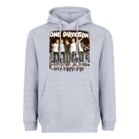 Heather Grey one direction 04 [tb] Heavyweight Hoodie - linhVisuals