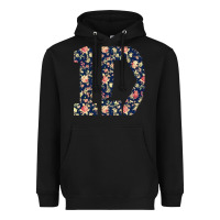 Black one direction flower [tw] Heavyweight Hoodie - linhVisuals