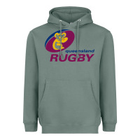 Sage queensland rugby Heavyweight Hoodie - linhVisuals