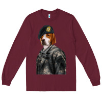 Burgundy Pet Portraits, Custom Pet Portraits, Renaissance Pet Portraits, Custom Long Sleeve Tee - RanaPortraitStore