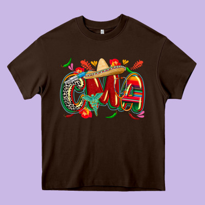 Cinco De Mayo Cma Heavy Core Tee Designed By Cowgirlartshop