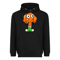 Black darwin Heavyweight Hoodie - linhVisuals