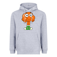 Heather Grey darwin Heavyweight Hoodie - linhVisuals