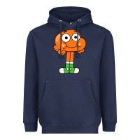 Navy darwin Heavyweight Hoodie - linhVisuals