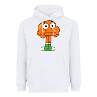 White darwin Heavyweight Hoodie - linhVisuals