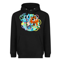 Black gumball and darwin Heavyweight Hoodie - linhVisuals