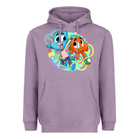 Lavender gumball and darwin Heavyweight Hoodie - linhVisuals