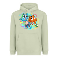 Matcha gumball and darwin Heavyweight Hoodie - linhVisuals