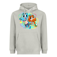 Moon Dust gumball and darwin Heavyweight Hoodie - linhVisuals
