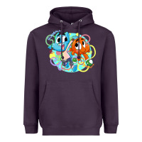 Gumball And Darwin Heavyweight Hoodie | Teevron