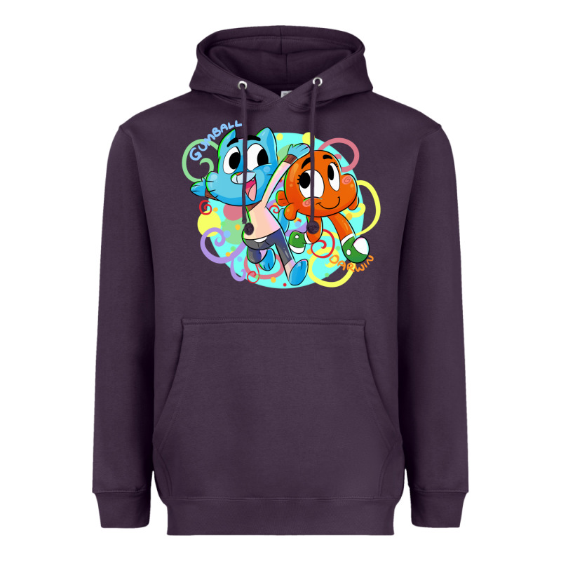 Gumball And Darwin Heavyweight Hoodie by linhVisuals | Teevron