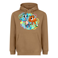 Toasted Coconut gumball and darwin Heavyweight Hoodie - linhVisuals