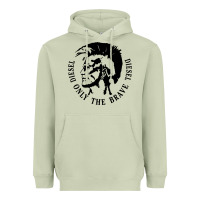 Matcha diesel only the brave Heavyweight Hoodie - linhVisuals