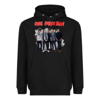 Black one direction watercolor [tw] Heavyweight Hoodie - linhVisuals