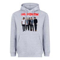 Heather Grey one direction watercolor [tw] Heavyweight Hoodie - linhVisuals