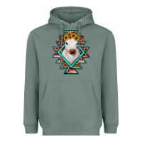 Heifer Cowhide Aztec Heavyweight Hoodie | Teevron