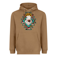 Toasted Coconut heifer cowhide aztec Heavyweight Hoodie - JahusDesignShop