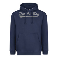 Navy put in bay Heavyweight Hoodie - linhVisuals