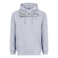 Heather Grey put in bay Heavyweight Hoodie - linhVisuals