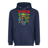 Navy king gizzard and the lizard wizard Heavyweight Hoodie - linhVisuals
