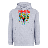 Heather Grey king gizzard and the lizard wizard Heavyweight Hoodie - linhVisuals