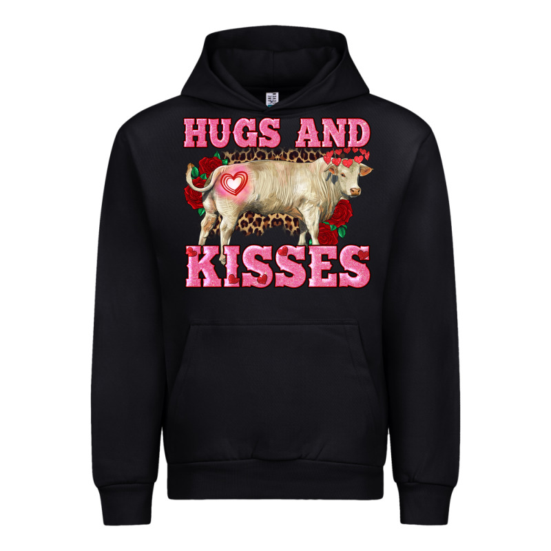 Hugs And Kisses Charolais Bull Urban Hoodie by RanaPortraitStore | Teevron