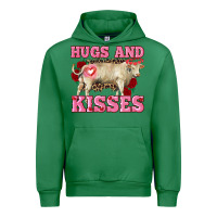 Emerald hugs and kisses charolais bull Urban Hoodie - RanaPortraitStore